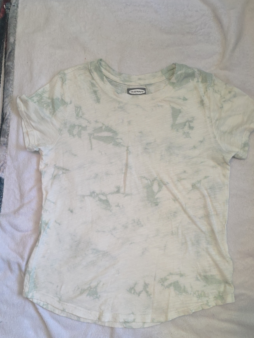 Old Navy Mint Green Tie-Dye Short Sleeve Tee